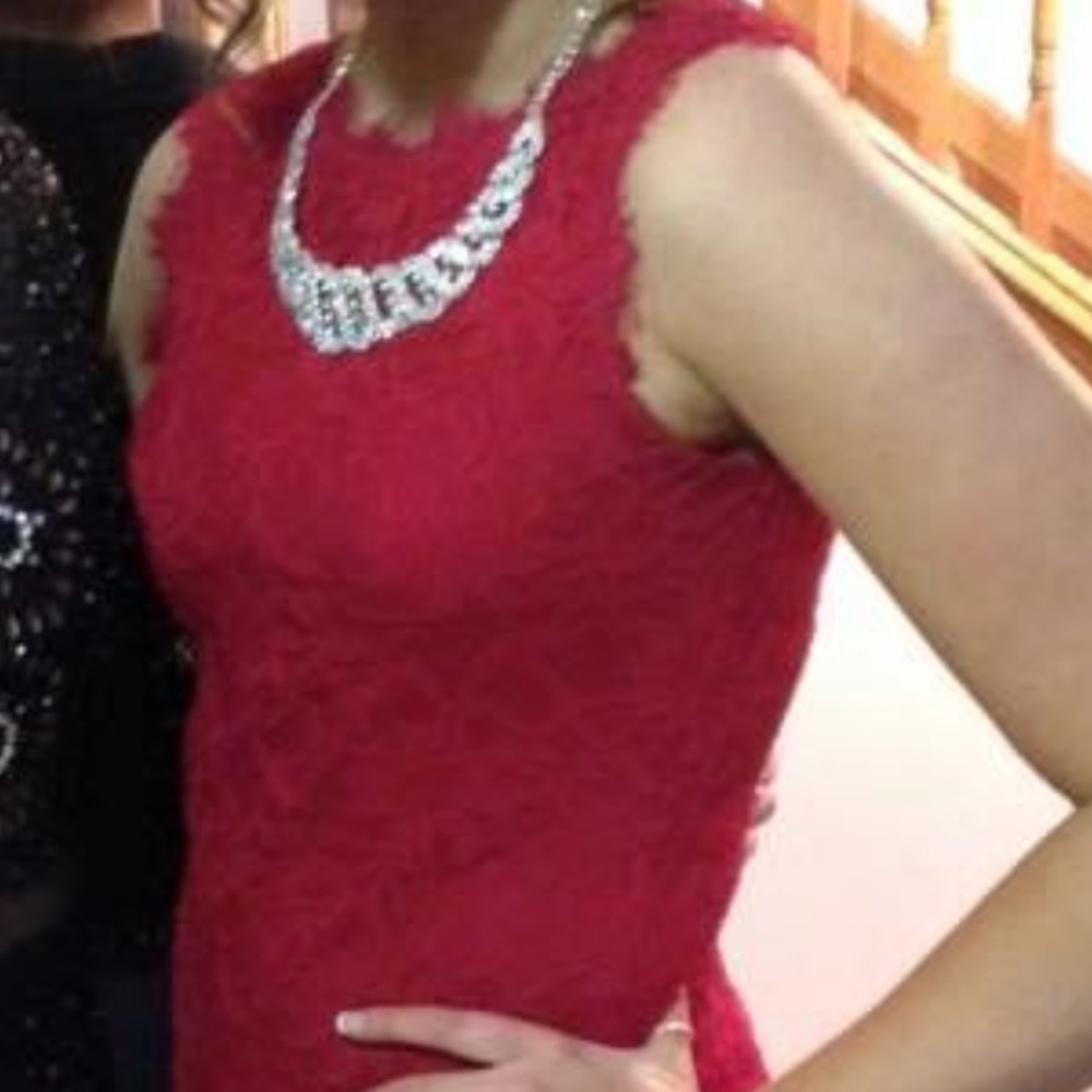Red dress